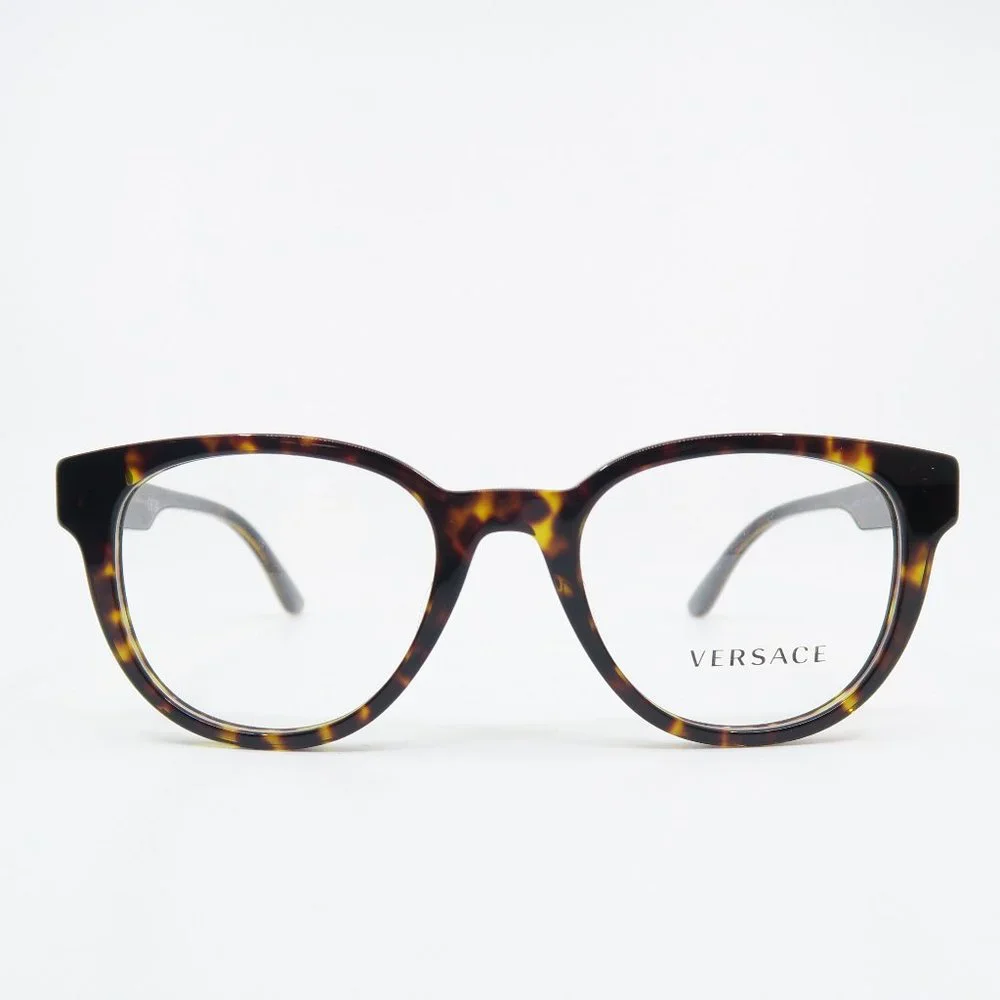 Versace VE 3317-F 108 51mm Brown Tortoise Asian Fit New Unisex Eyeglasses Frames - Picture 2 of 10